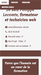 Mobile Screenshot of formateur-web.info